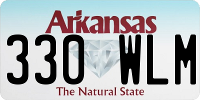 AR license plate 330WLM