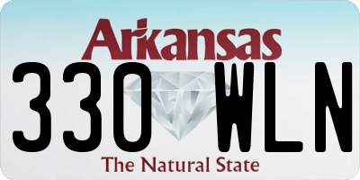 AR license plate 330WLN