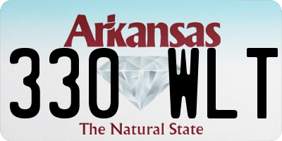 AR license plate 330WLT