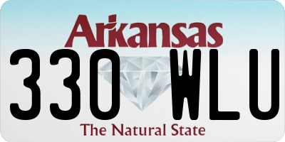 AR license plate 330WLU