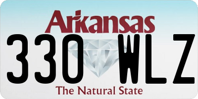AR license plate 330WLZ