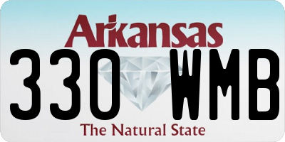 AR license plate 330WMB
