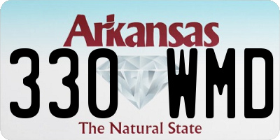 AR license plate 330WMD