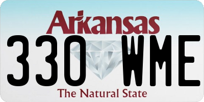 AR license plate 330WME
