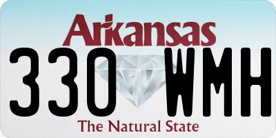 AR license plate 330WMH