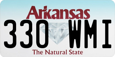 AR license plate 330WMI