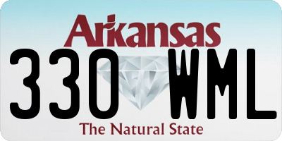 AR license plate 330WML