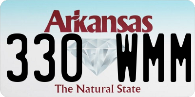 AR license plate 330WMM