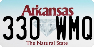 AR license plate 330WMQ