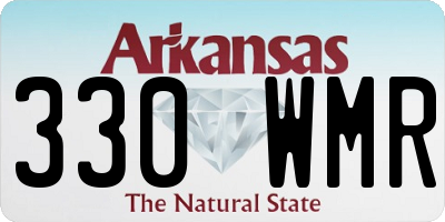 AR license plate 330WMR