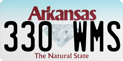AR license plate 330WMS