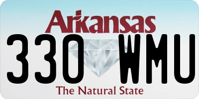 AR license plate 330WMU