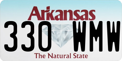 AR license plate 330WMW