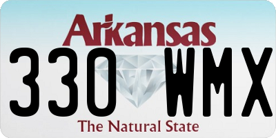 AR license plate 330WMX