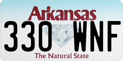 AR license plate 330WNF
