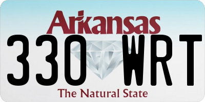 AR license plate 330WRT