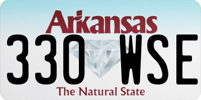 AR license plate 330WSE