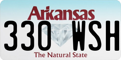 AR license plate 330WSH