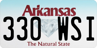AR license plate 330WSI