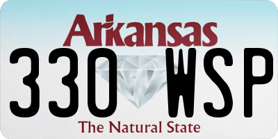 AR license plate 330WSP
