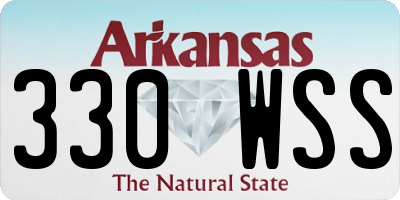 AR license plate 330WSS