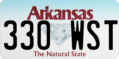 AR license plate 330WST