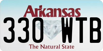 AR license plate 330WTB