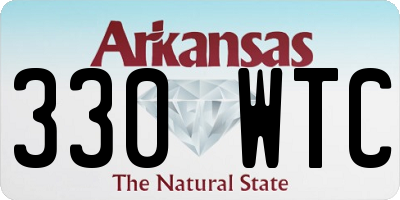 AR license plate 330WTC