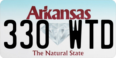 AR license plate 330WTD