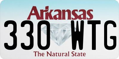 AR license plate 330WTG