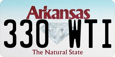 AR license plate 330WTI