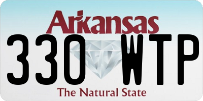 AR license plate 330WTP