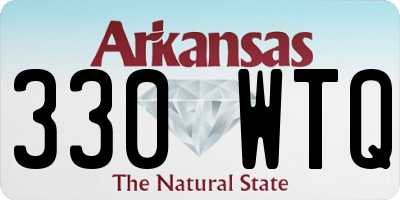 AR license plate 330WTQ