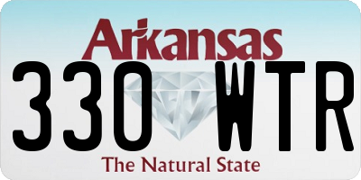 AR license plate 330WTR