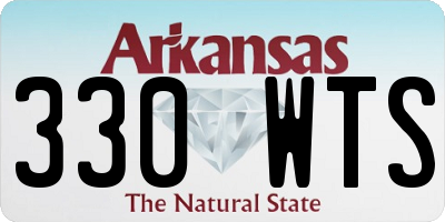 AR license plate 330WTS