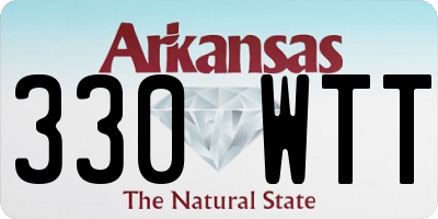 AR license plate 330WTT