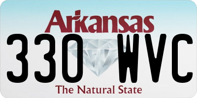 AR license plate 330WVC