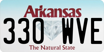 AR license plate 330WVE