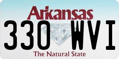 AR license plate 330WVI