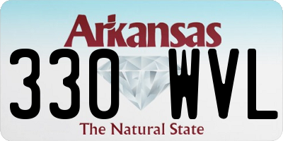 AR license plate 330WVL