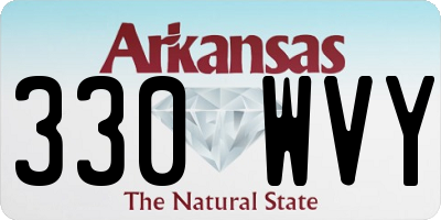 AR license plate 330WVY