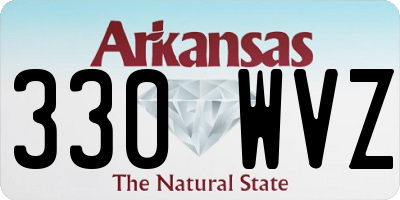 AR license plate 330WVZ