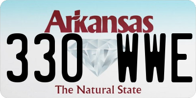 AR license plate 330WWE