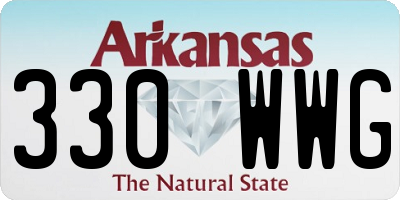 AR license plate 330WWG