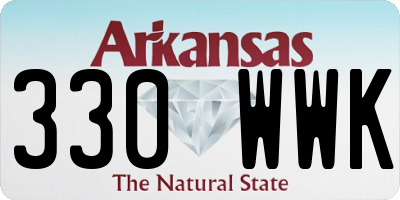 AR license plate 330WWK