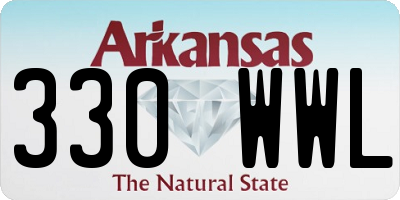 AR license plate 330WWL