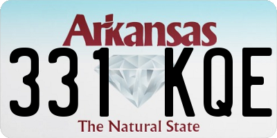 AR license plate 331KQE
