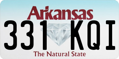 AR license plate 331KQI