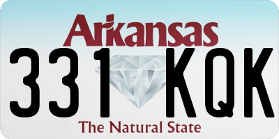 AR license plate 331KQK