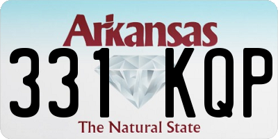 AR license plate 331KQP